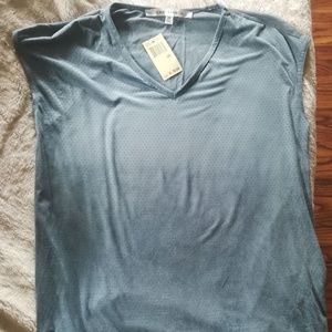 NWT Max Studio XS suede texture shirt